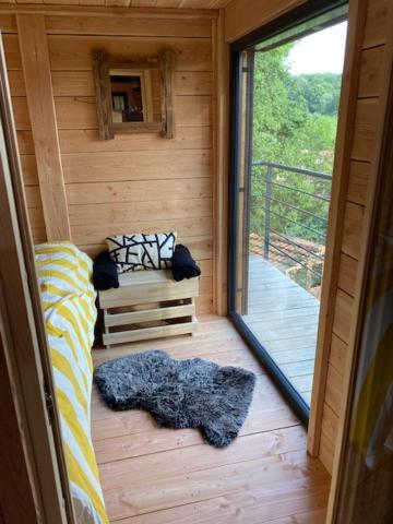 Le Moonloft Insolite Tiny-House Dans Les Arbres & 1 Seance De Sauna Pour 2 Avec Vue Panoramique Osenbach Buitenkant foto