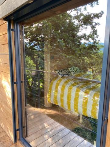 Le Moonloft Insolite Tiny-House Dans Les Arbres & 1 Seance De Sauna Pour 2 Avec Vue Panoramique Osenbach Buitenkant foto