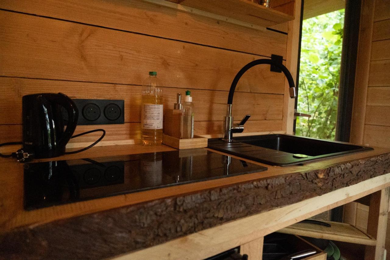 Le Moonloft Insolite Tiny-House Dans Les Arbres & 1 Seance De Sauna Pour 2 Avec Vue Panoramique Osenbach Buitenkant foto
