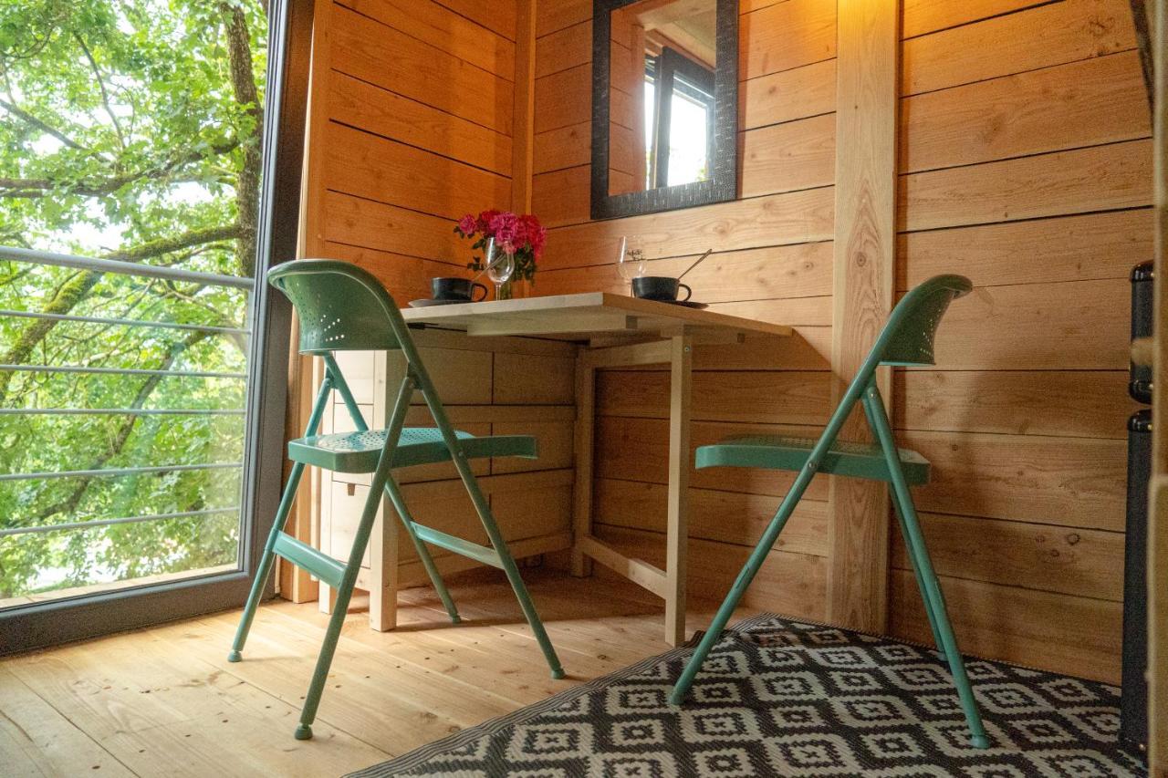 Le Moonloft Insolite Tiny-House Dans Les Arbres & 1 Seance De Sauna Pour 2 Avec Vue Panoramique Osenbach Buitenkant foto